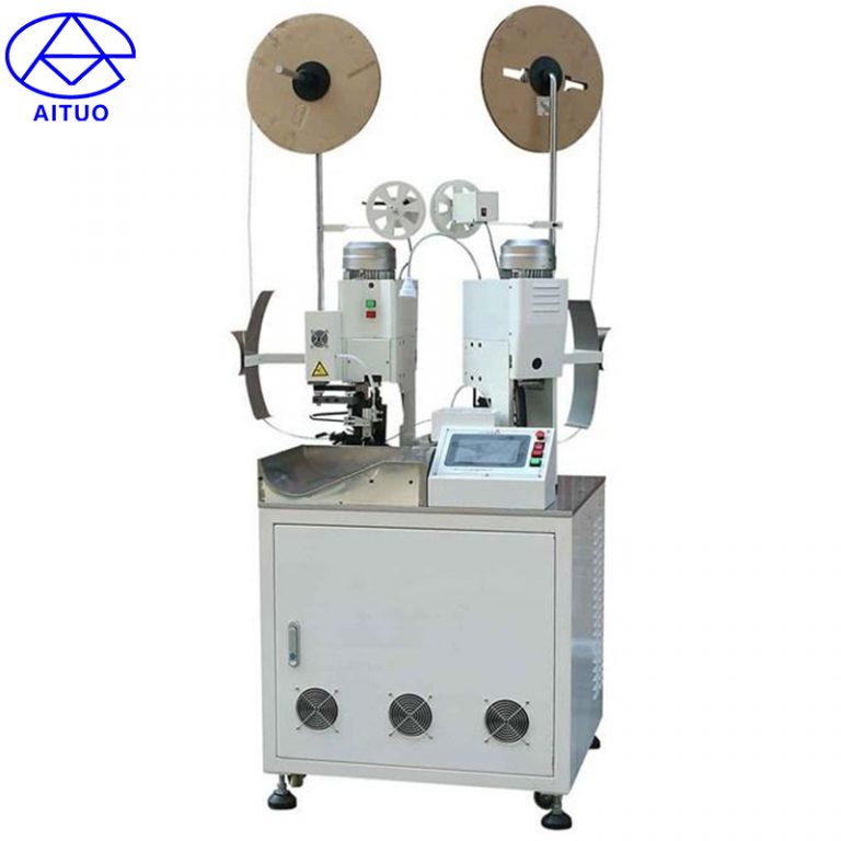 AM202 Automatic wire cutting stripping and crimping machine(two ends can be crimped)