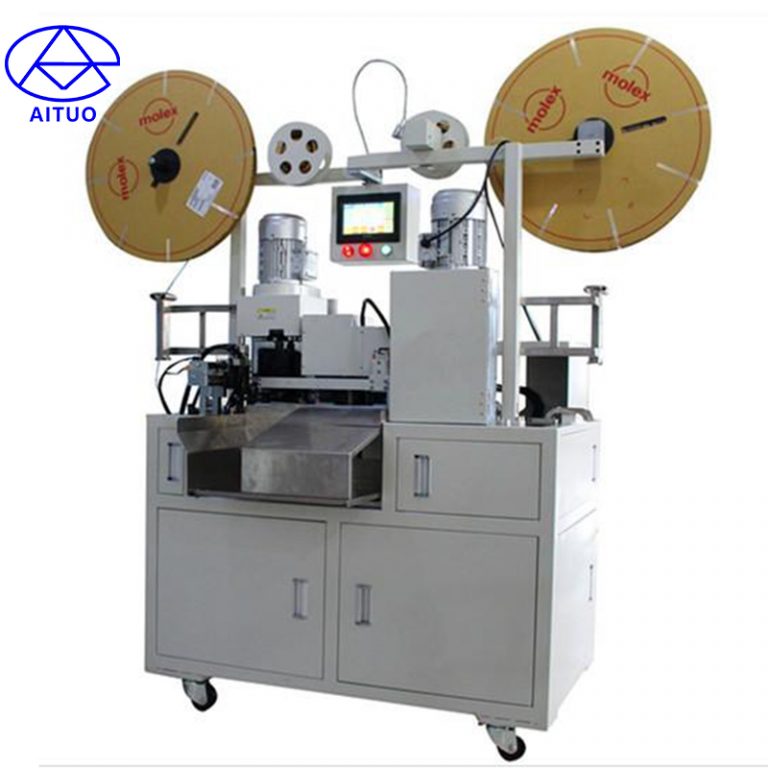 AM208 Full Automatic Flat Cable Wire Dividing, Cutting, Stripping and Crimping Machine